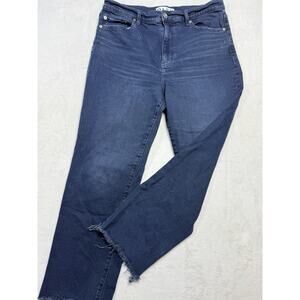 Daze Denim Slim Straight Leg Jeans Womens Size 31-32” Dark Wash Just Right